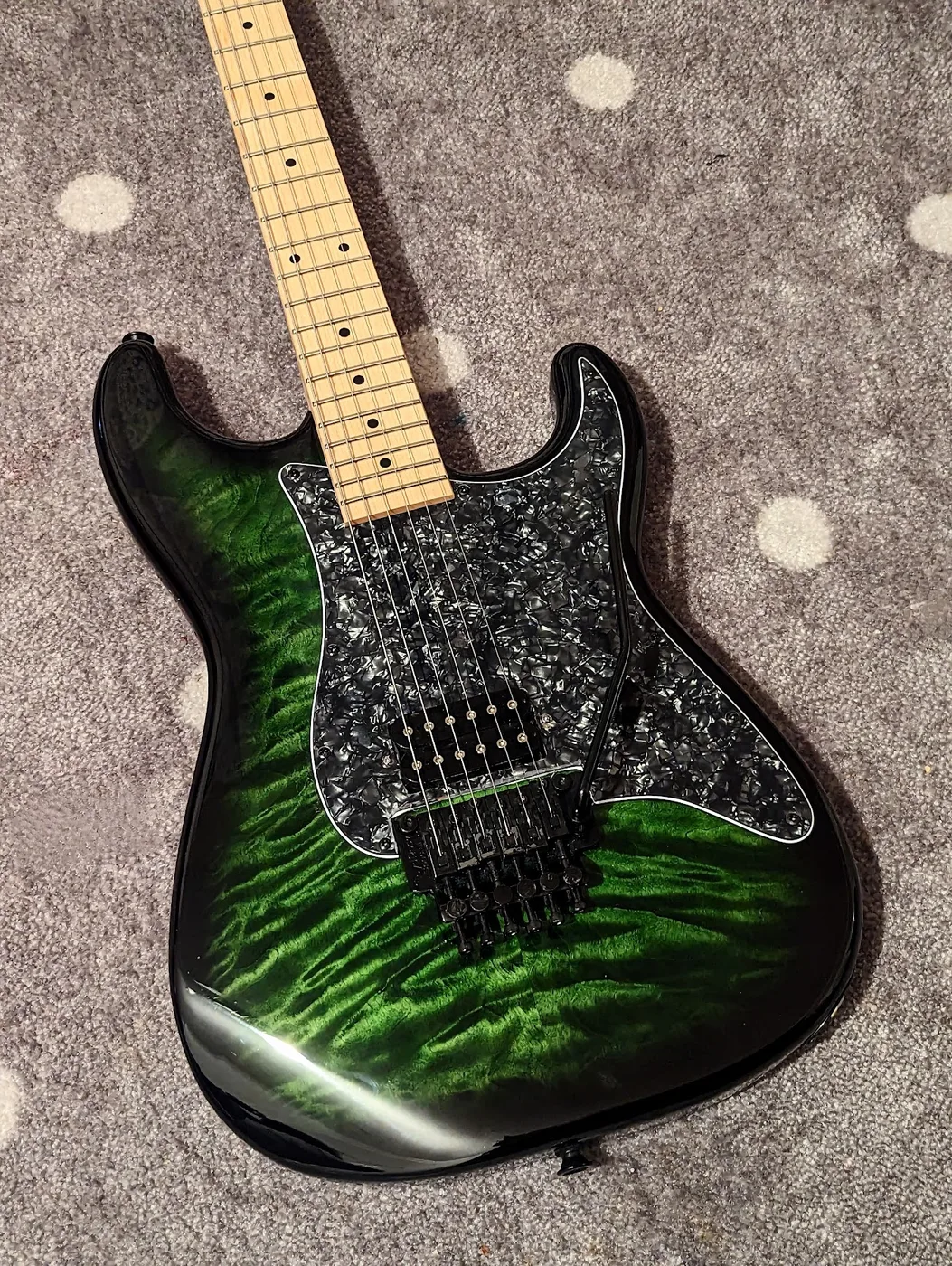 Jackson Adrian Smith SDXQ Trans Green — Modified